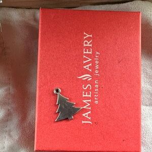 James Avery Silver Holiday Tree Charm